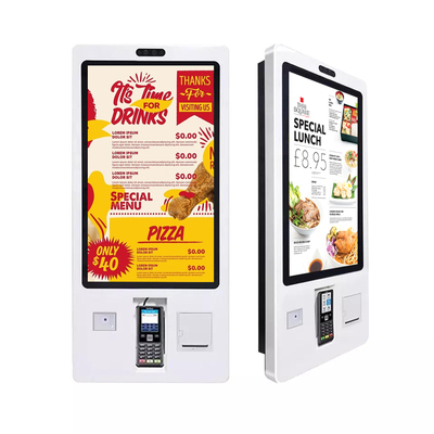 ANDROID SELF PAYMENT ADVERTISING DISPLAY TERMINAL STAND INTERACTIVE INFORMATION KIOSK